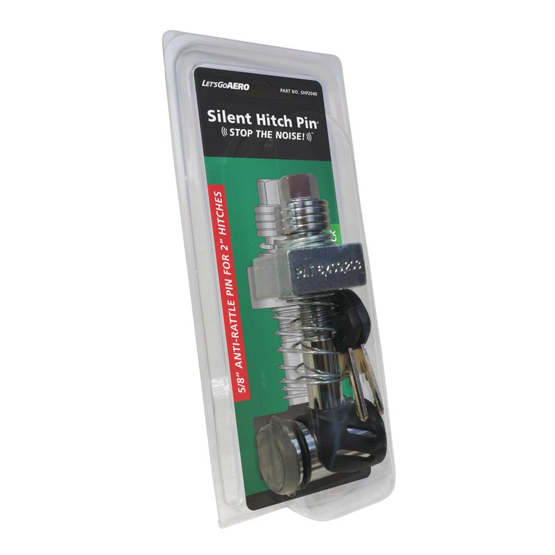 Let's Go Aero (SHP2040) Keyless Press-on Locking Silent Hitch Pin for 2in Hitches - Image 2